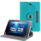 Faux Leather Tablet Pc Case Cover 360 Degree Rotating Stand Universal Holder 75