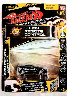 RC Pocket Racers Phantom 4 Way Remote Control Micro Car New Sealed As Seen On TV - Image 1 of 4