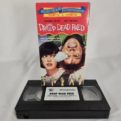 Drop Dead Fred VHS Tape 1996 Comedy Rik Mayall Phoebe Cates Nostalgia 90s - Image 1 of 4