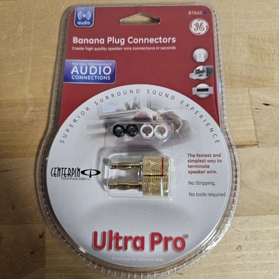 通用电气香蕉插头 87642 中心针 Ultra Pro 全新发烧友 — 第 1/2 张图片