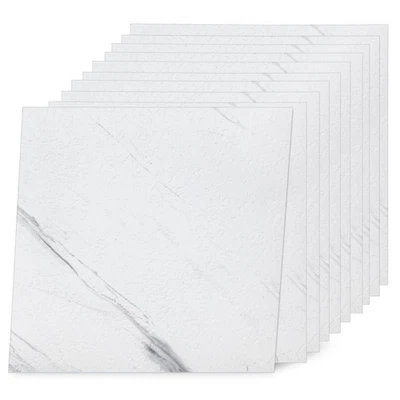 Peel and Stick Floor Tile 32 Sq.Ft Coverage 32-Pack Jazz White 12" x 12" Viny... - Image 1 of 4