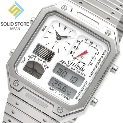 CITIZEN COLLECTION JG2120-65A DISCOGRÁFICA Reloj Sensor Térmico Ana-Digi Temp Foto 1 de 4