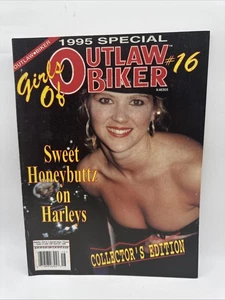 Girls of Outlaw Biker Magazine 1995 No. 16 Vintage Motorcycles Girls - Picture 1 of 12
