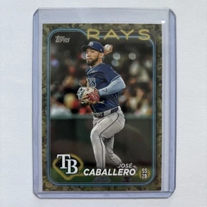 2024 Topps Update Series - Memorial Day Camo - José Caballero /25 - #US161 - Picture 1 of 2