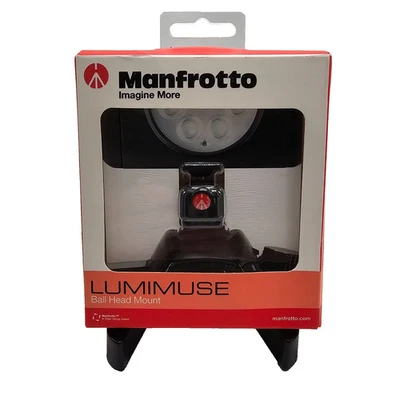 Manfrotto MLBALL Accesorio Soporte Cabeza Bola para Luces LED Serie Lumimuse Foto 1 de 3