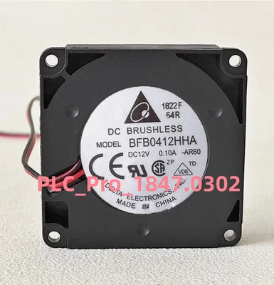 BFB0412HHA 1PCS NEW Delta BFB0412HHA-AR60 12V 0.1A 2-Wire Cooling Fan  Fast ship - Image 1 of 4