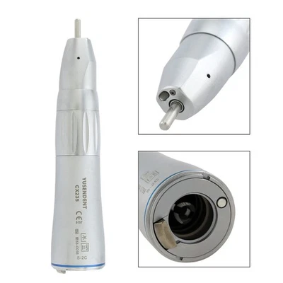 COXO Dental Low Speed Handpiece 1:1 Straight Nose Cone Fiber Optic CX235-2C NSK - Image 1 of 4
