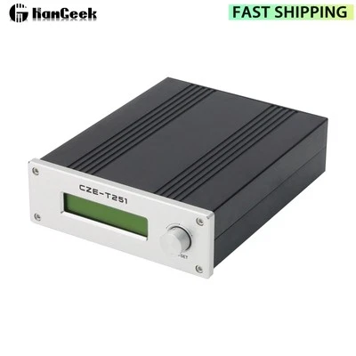 CZE-T251 FM Transmitter 0-25W 87-108MHz Mono Stereo PLL Broadcast Station - Image 1 of 4