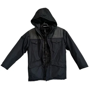 COOGI Kids Jacket Gray Lining Collar Hooded Size 14/16Polyester - Picture 1 of 7