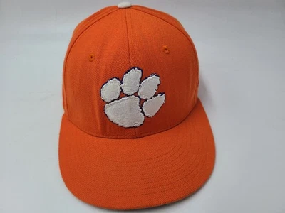 Clemson University Tigers Zephyr Fitted 7 3/8 Hat Cap Wool Blend Men NCAA Orange - Image 1 of 4