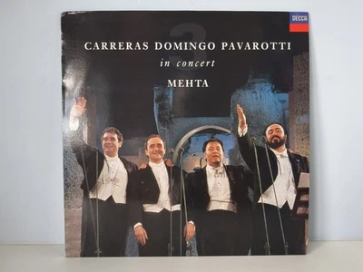 Carreras Domingo Pavarotti in concert : Vinyl LP,  Decca,   1990,  VG+ - Image 1 of 4