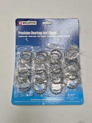 Workshop Sheet Of  Weldtite Headset Precision Bearings And Cages 5/32" 2621633 - Image 1 of 2
