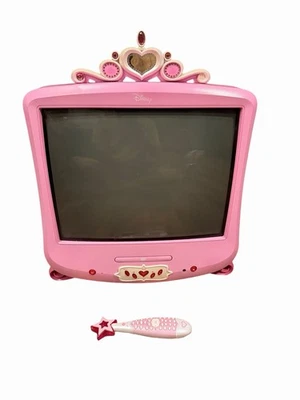 Disney Princess 13” Retro TV WITH REMOTE Tested, READ - P1310ATV - Image 1 of 4