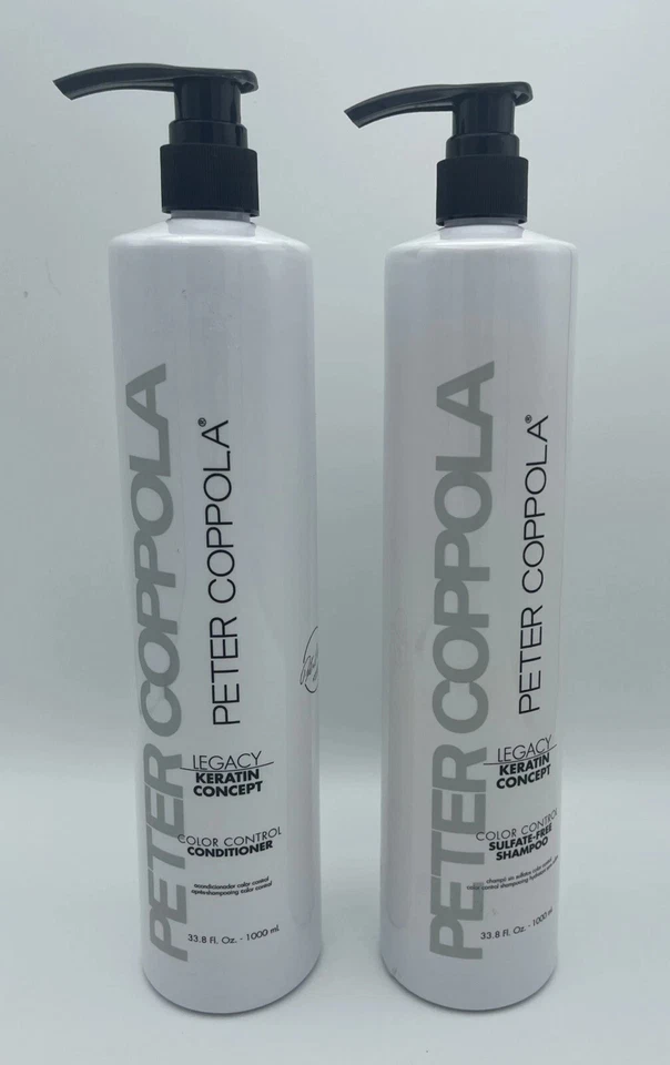 PETER COPPOLA KERATIN CONCEPT COLOR CONTROL CONDITIONER & SHAMPOO 33.8 OZ PUMP - Image 1 of 1