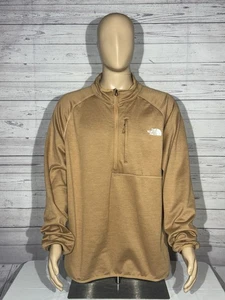 The North Face Mens Size 2XL XXL 1/2 Zip  Tan Pullover - Picture 1 of 7