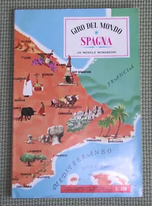 IL GIRO DEL MONDO- SPAGNA-ALBUM FIGURINE MONDADORI - Foto 1 di 1