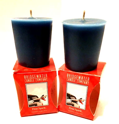 Bridgewater Free Spirit Votivos de Cera Perfumada Lote 2 Cubos de Velas Nuevo Foto 1 de 4