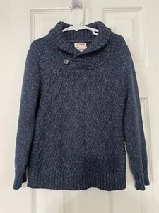 Cat & Jack Blue Shawl Collar Sweater- Size 5T- EUC - Picture 1 of 4