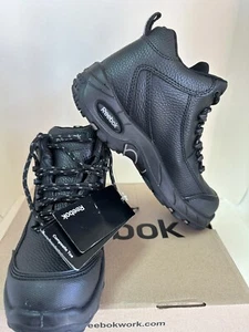 Women’s Reebok Shoe Composite Toe Waterproof Sport Work Boot NEW 8 Med. Police - Picture 1 of 8