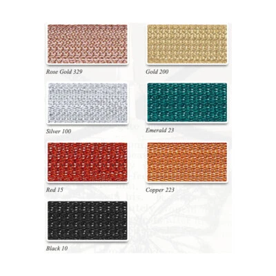 Berisfords 15mm Textured Metallic Ribbon Polyester Craft - Image 1 of 3