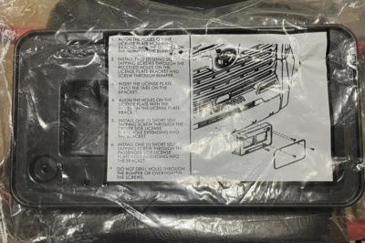 2022-2025 Toyota Tundra Front License Plate Holder Bracket Frame Genuine Toyota - Image 1 of 2