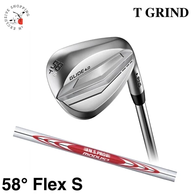 Ping Glide 4.0 T Grind Wedge Club 58° N.S.PRO 950GH Modus3 Tour115 Shaft Flex S  - Image 1 of 4