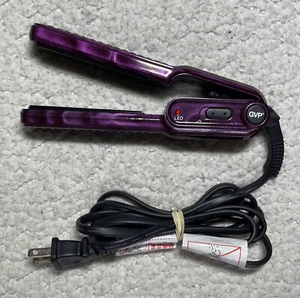 GVP Mini Hair Straightener 264844 Compact Ceramic Travel Purple TESTED - Picture 1 of 8