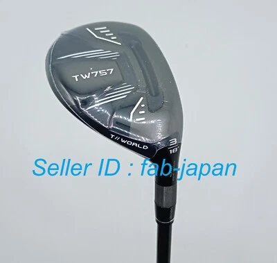 HONMA GOLF TOUR WORLD TW757 HYBRID UTILITY 3H LOFT 18 FLEX S GRAPHITE SHAFT - Image 1 of 4