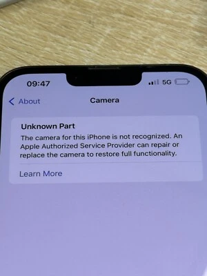 Servicio de reparación desconocido de cámara iPhone 12 13 14 Pro Max (no teléfono en venta) Foto 1 de 4
