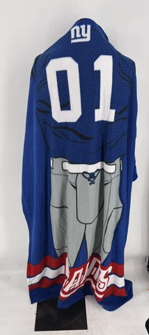 Vintage 🏈 New York Giants Blanket Warm Robe Northwest Company NFL Cover