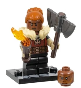 2024 Lego Minifigure Dungeons & Dragons Dwarf Barbarian COLDND-1 Complete w/ Acc - Picture 1 of 3