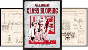 Experimental Glass Blowing for Boys c1920 A. C. Gilbert Company Projects Illust - Imagen 1 de 5
