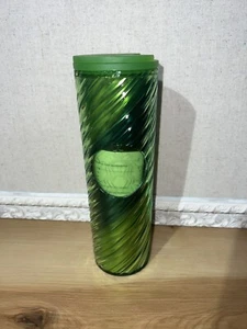 New Starbucks Christmas Holiday 2022 Green Iridescent Tumbler 16oz - Picture 1 of 9