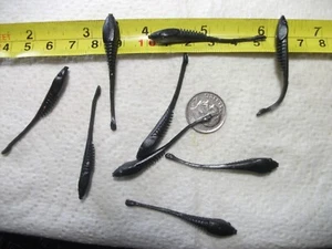 70-2"-CRAPPIE-PANFISH-MINNOW WORM-bait-GRUBS-JIGS-SCENT-STINGERS-DROP SHOT-LEECH - Picture 1 of 6