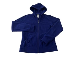 Patagonia Micro D Fleece Hooded Coat Jacket Girls Youth Kids XL 16-18 Sweatshirt - Picture 1 of 7