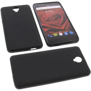 Tasche für Cubot Max Smartphone Handytasche Schutz Hülle TPU Gummi Case Schwarz - Bild 1 von 5