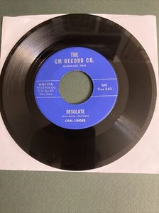 Carl Linder “desolate” GM Record Co. Tx. Country Blues Ex. 45 Rpm - Picture 1 of 2