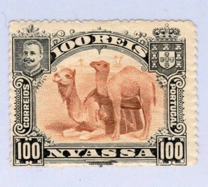 NYASSA 1901 YVERT 36* NUEVO CON LEVE SEÑAL DE FIJASELLOS - Bild 1 von 2