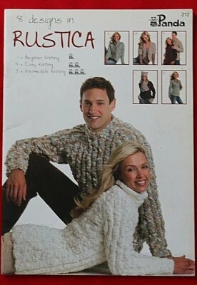 Panda  8 Designs In Rustica  Book 212 - Image 1 of 4