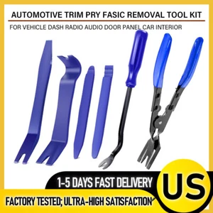 Fastener Puller Remover Trim Removal Tool Kit Car Door Panel Rivet Pliers Tools - Picture 1 of 12