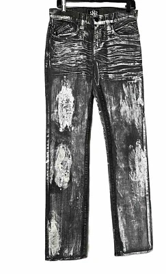 Rock & Republic Royo Vertex Black Digitally Mastered Distressed Jeans 31 - Image 1 of 4