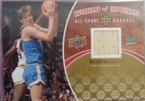 BILL WALTON 2010 Upper Deck World of Sports All-Sport Apparel #ASA-12 Card
