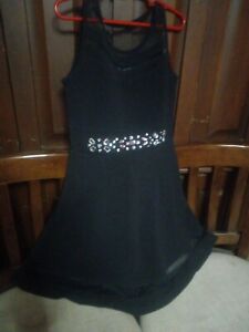 Girls Size 7/8 Black Sleevless Dress