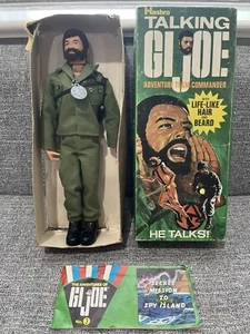 Gi Joe Talking Commander Hasbro alle OVP #7400 1970 unbespielter Zustand - Bild 1 von 16