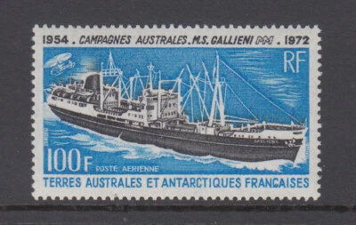 TAAF / FSAT Sc C28 M.S Gallieri Exploration Ship VF/XF Mint Never Hinged - Image 1 of 2
