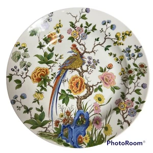 Vintage Kaiser Orientalische Chinoiserie Phoenix Vogel großer Teller Deutschland - Bild 1 von 10