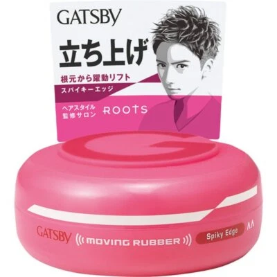 Gatsby Moving Rubber Hair Wax 80g Mobile Type Easy Styling Clay Wax Spiky Edge - Image 1 of 4