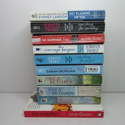 Lot of 10 Contemporary Romance Paperback Books - Image 1 of 4