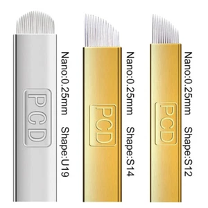 Hoja de microblading maquillaje permanente labios para bordar tatuaje manual - Imagen 1 de 11