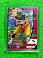 TJ HOCKENSON PRIZM PINK PULSAR CARD DETROIT LIONS 2020 PANINI PRIZM DRAFT PICKS 